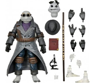 Figura Ultimate Donatello Hombre Invisible Universal Monster Tortugas Ninja 18cm