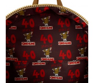 Mochila Gizmo 40th Anniversary Gremlins Loungefly 26cm
