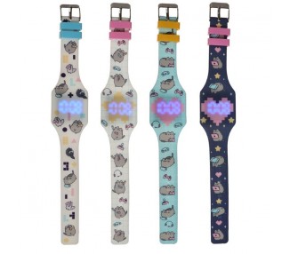 Reloj digital silicona Gato Pusheen surtido