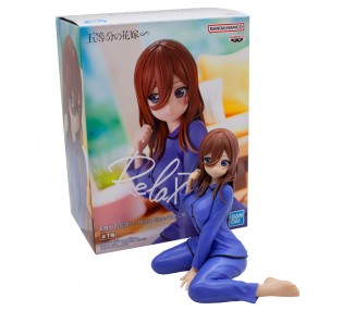 Figura Miku Nakano Relax Time The Quintessential Quintuplets 12cm