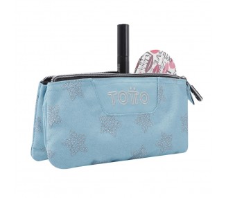 Portatodo Azul y estrellas triple