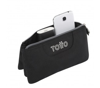 Portatodo negro triple