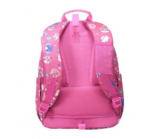 Mochila Fiesta Gatitos Acuareles 44cm