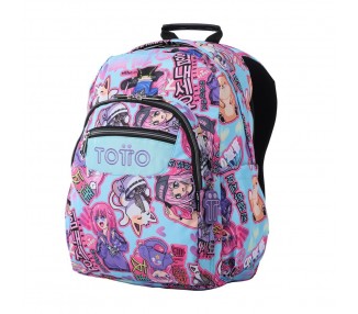 Mochila Anime Girls Acuareles 44cm