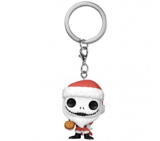 Llavero Pocket POP Disney Pesadilla Antes de Navidad Santa Jack Exclusive