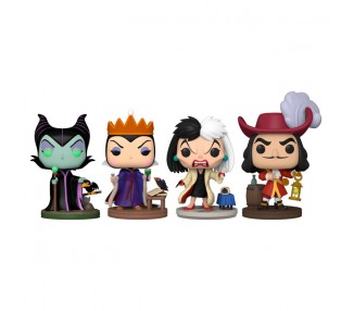 Blister 4 figuras POP Disney Villanas