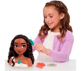Busto peinados Vaiana Moana 2 Disney