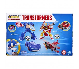 Figuras Wingtail & Blue Booster Sonic the Hedgehog Transformers 12,7cm