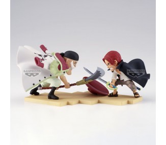 Figura Edward Newgate vs. Shanks World Collectable Log Stories One Piece 13cm