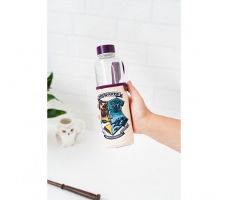 Botella cristal Hogwarts Harry Potter 500ml