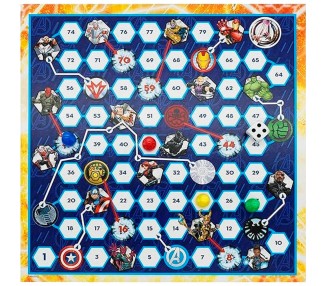 Set 4 juegos de mesa Los Vengadores Avengers Marvel