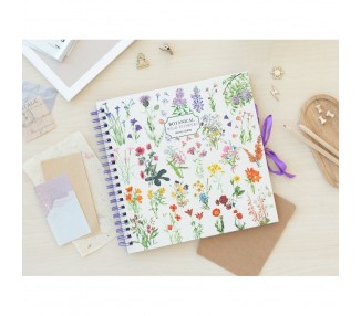 Album de Fotos Scrapbook Flores Silvestres