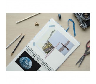 Album de Fotos Scrapbook Naturaleza Azul