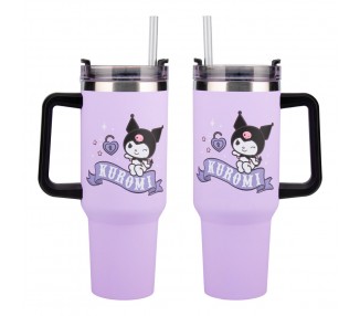 Vaso viaje Kuromi Hello Kitty 1200ml