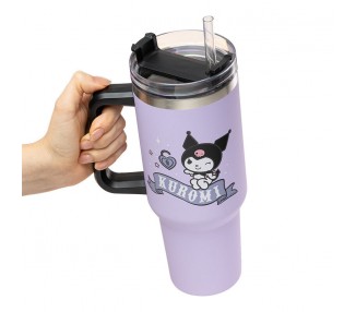 Vaso viaje Kuromi Hello Kitty 1200ml
