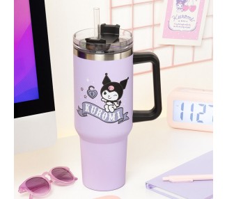 Vaso viaje Kuromi Hello Kitty 1200ml