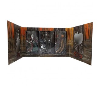 Blister 3 figuras Pesadilla Antes de Navidad Disney 18cm