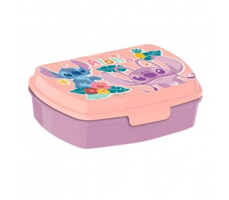 Cantimplora aluminio + Sandwichera Stitch Disney 500ml