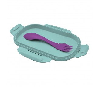 Sandwichera + Cubierto Stitch Disney