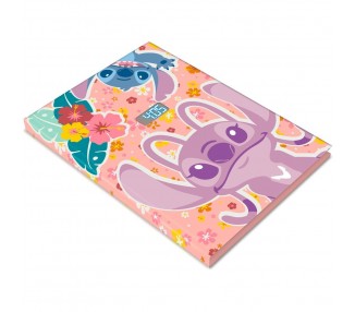 Cuaderno con reloj led Stitch Disney