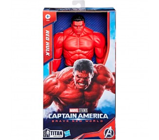 Figura Red Hulk Titan Hero Brave New World Capitan America  Vengadores Avengers Marvel 30cm