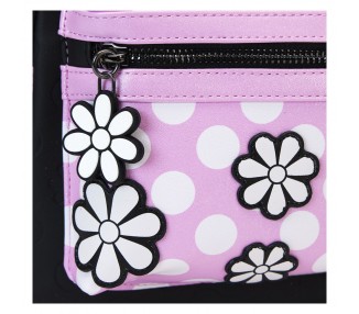 Mochila Floral Rock the Dots Minnie Disney Loungefly