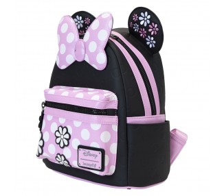 Mochila Floral Rock the Dots Minnie Disney Loungefly