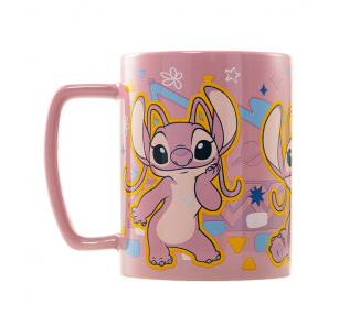 Taza funda de peluche Angel Disney 440ml