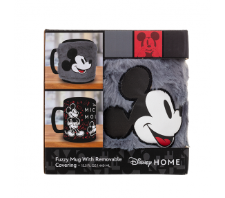 Taza funda de peluche Mickey Disney 440ml