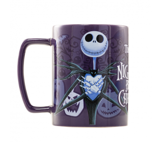 Taza funda de peluche Jack Pesadilla Antes de Navidad Disney 440ml