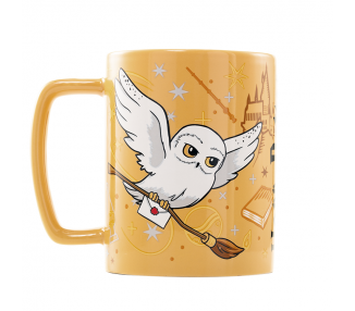 Taza funda de peluche Hedwig Harry Potter 440ml