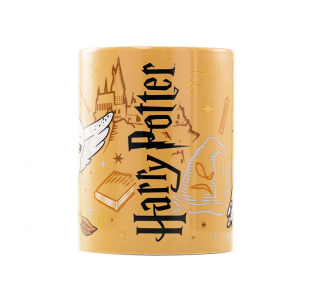 Taza funda de peluche Hedwig Harry Potter 440ml