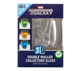 Vaso 3D doble pared Baby Groot Gurdianes de la Galaxia Marvel