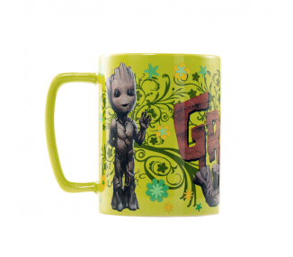 Taza funda de peluche Groot Guardianes de la Galaxia Marvel 440ml