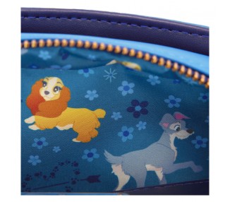 Bolso bandolera 70th Anniversary La Dama y el Vagabundo Disney Loungefly