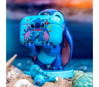 Mini Cable Guy + auriculares inalambricos Stitch Disney