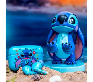 Mini Cable Guy + auriculares inalambricos Stitch Disney