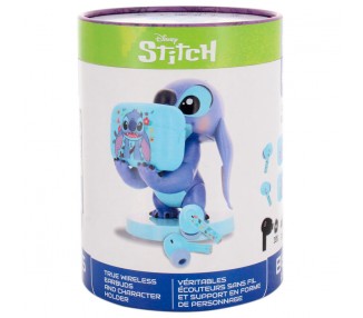 Mini Cable Guy + auriculares inalambricos Stitch Disney