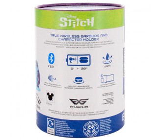 Mini Cable Guy + auriculares inalambricos Stitch Disney