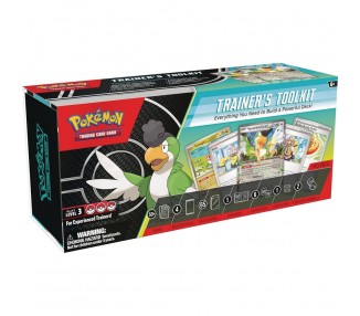 Estuche juego cartas coleccionables Trainer's Toolkit Pokemon ingles