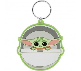 Set Taza + Posavasos y Llavero Yoda the Child Mandalorian Star Wars