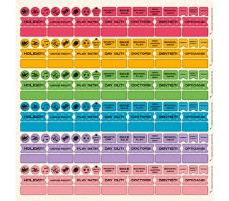 Calendario planificador familiar Spiderman Marvel