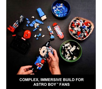 Kit Construccion Astro Boy the Skateboard Astro Boy 1117pzs
