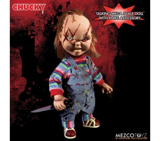 Figura Chucky El Muñeco Diabolico parlante 38cm