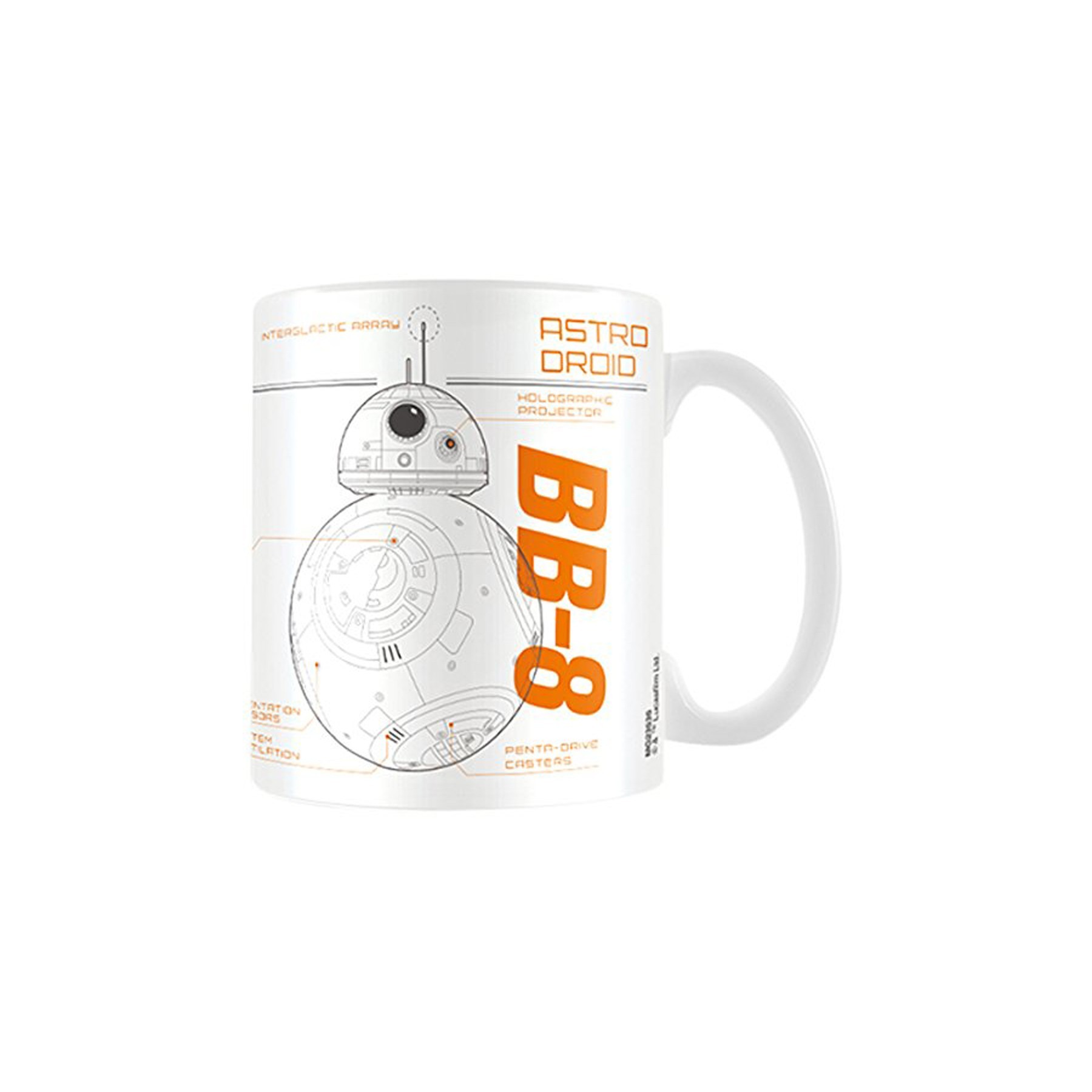 Taza Star Wars Ep7 Bb8 Sketch