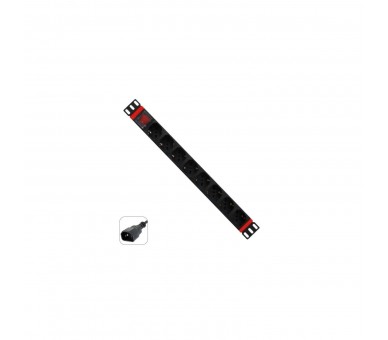 Wp Regleta 19" 8 Tomas Schuko On/Off Switch