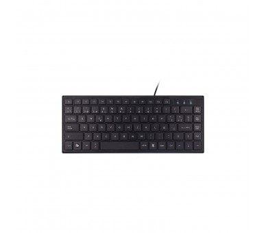 Kb 302 Mini Teclado Usb Qwerty Negro