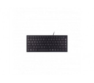 Kb 302 Mini Teclado Usb Qwerty Negro
