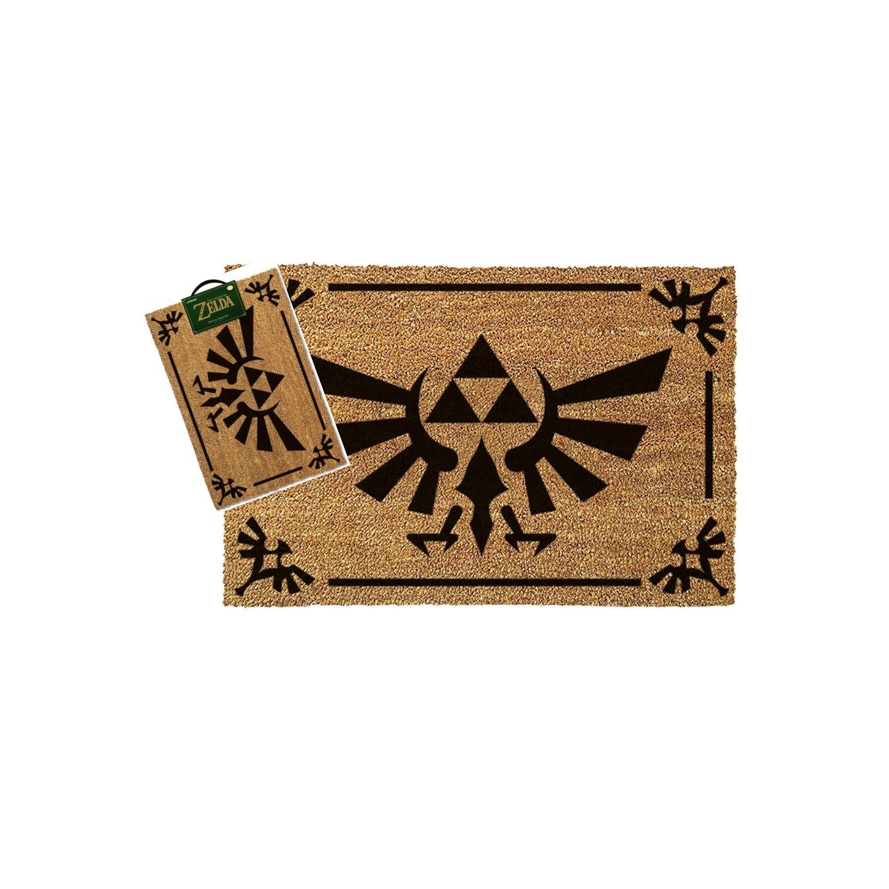 Felpudo The Legend Of Zelda Triforce Black