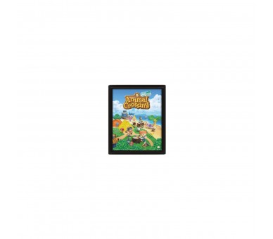 Cuadro 3D New Horizons Animal Crossing